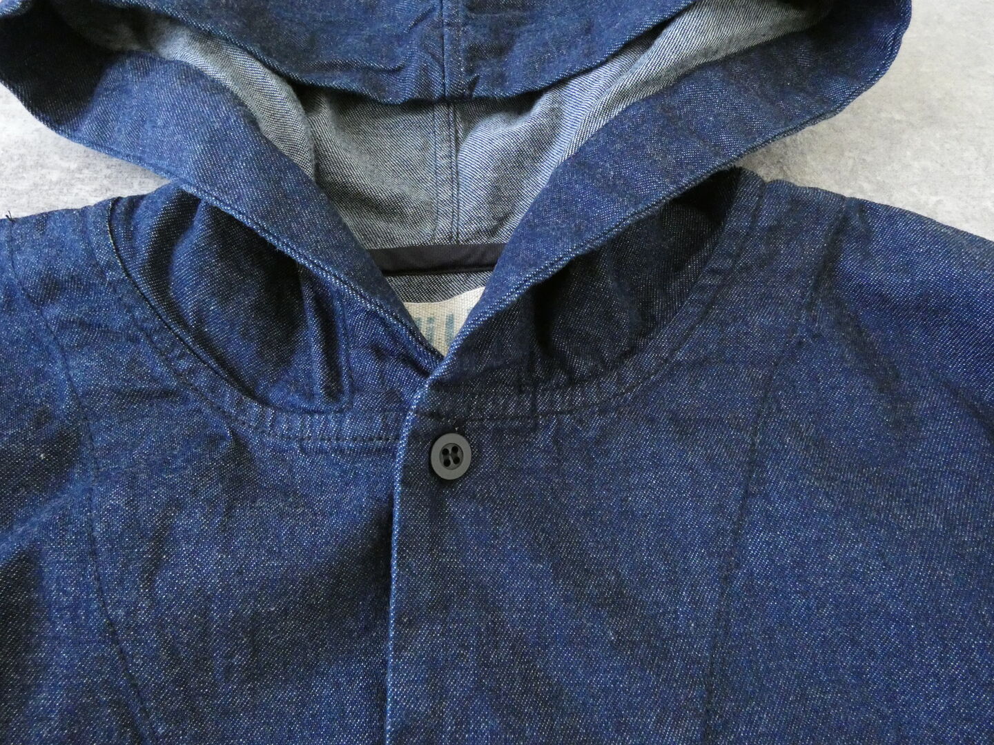 MidiUmi(ミディウミ) denim hooded shirt　フーディッドシャツの商品画像22