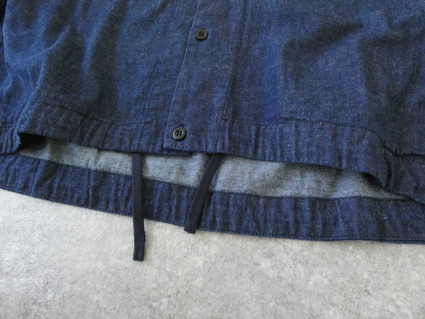 MidiUmi(ミディウミ) denim hooded shirt　フーディッドシャツの商品画像26