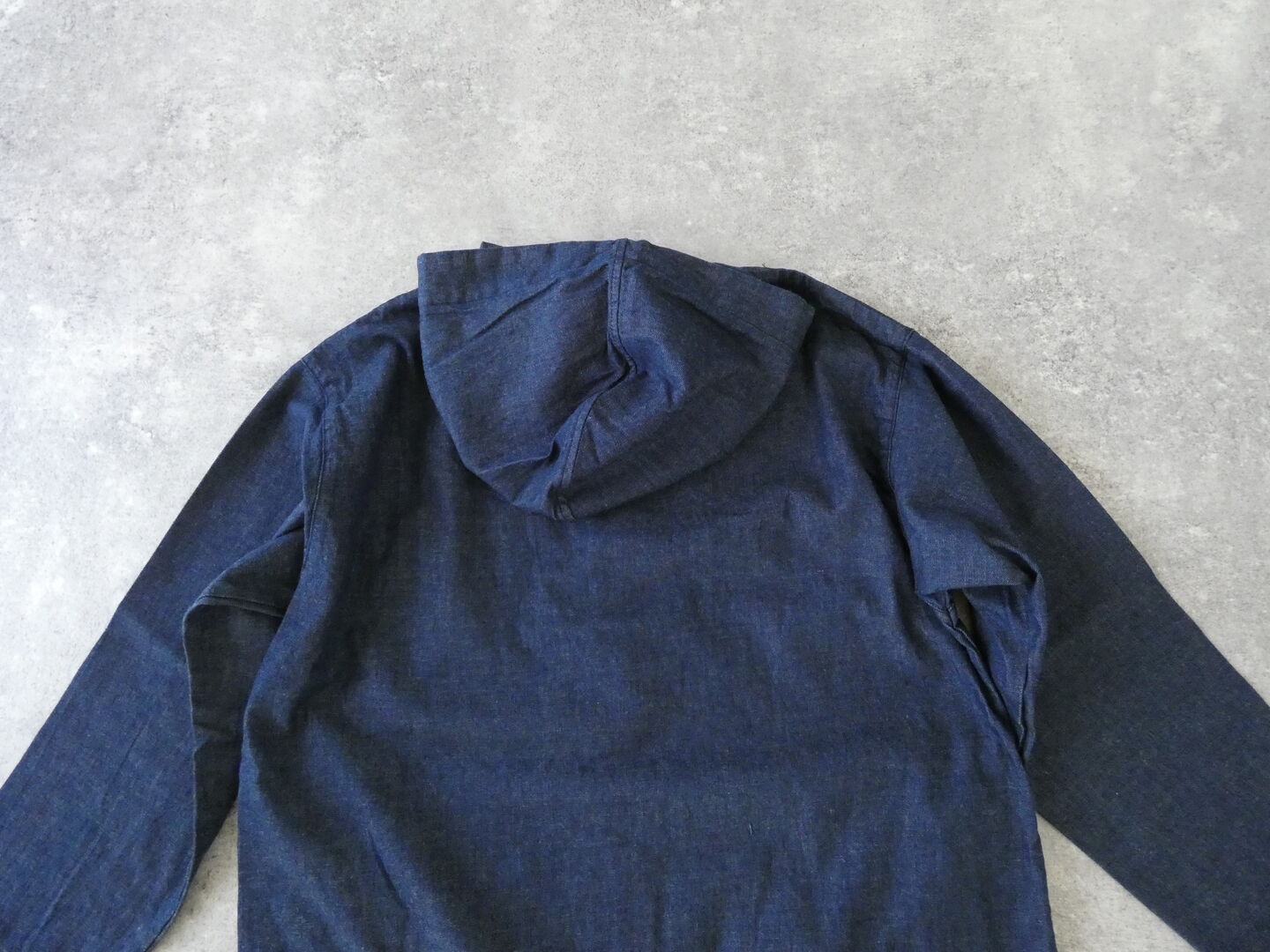 MidiUmi(ミディウミ) denim hooded shirt　フーディッドシャツの商品画像27