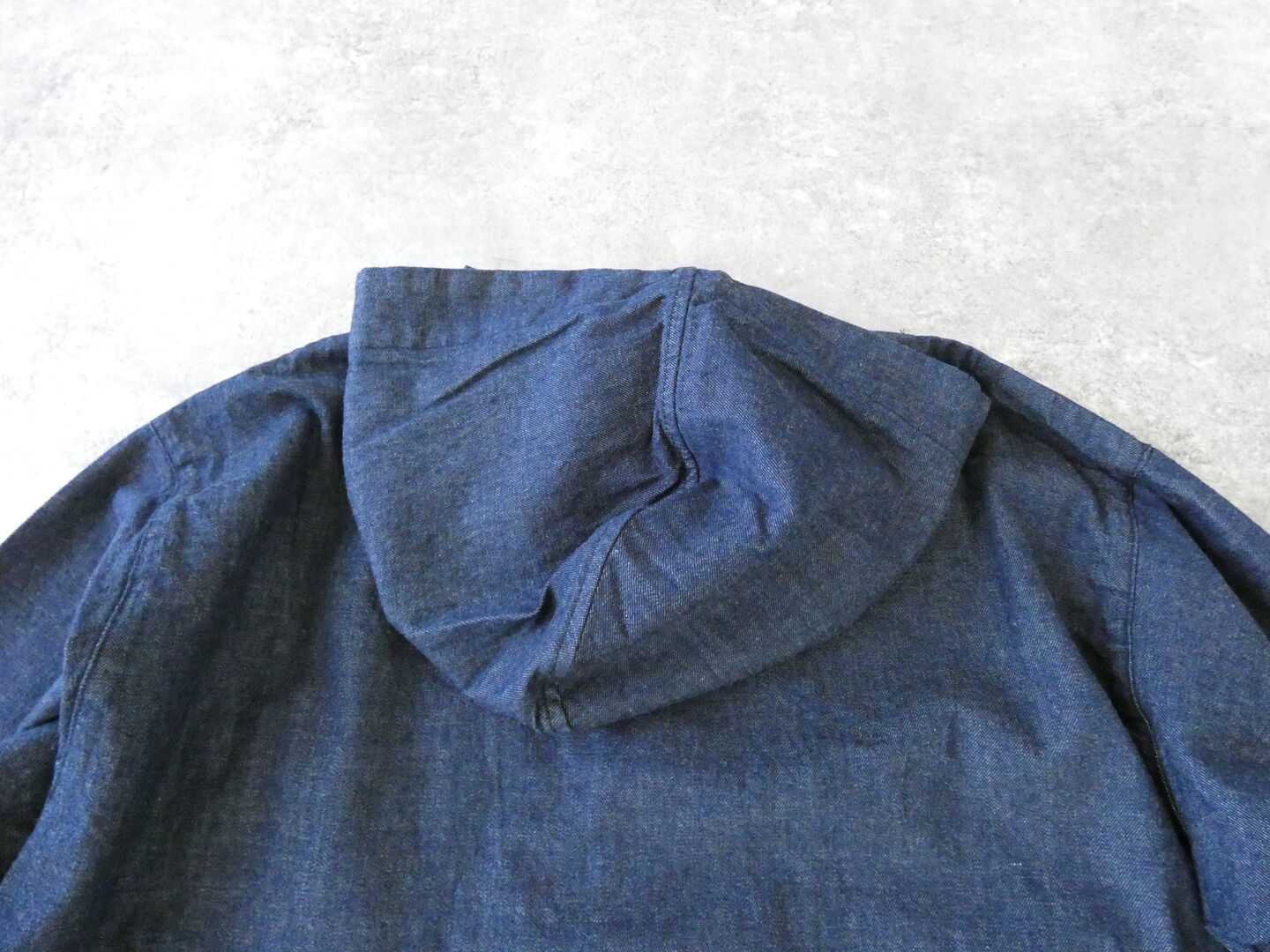 MidiUmi(ミディウミ) denim hooded shirt　フーディッドシャツの商品画像28