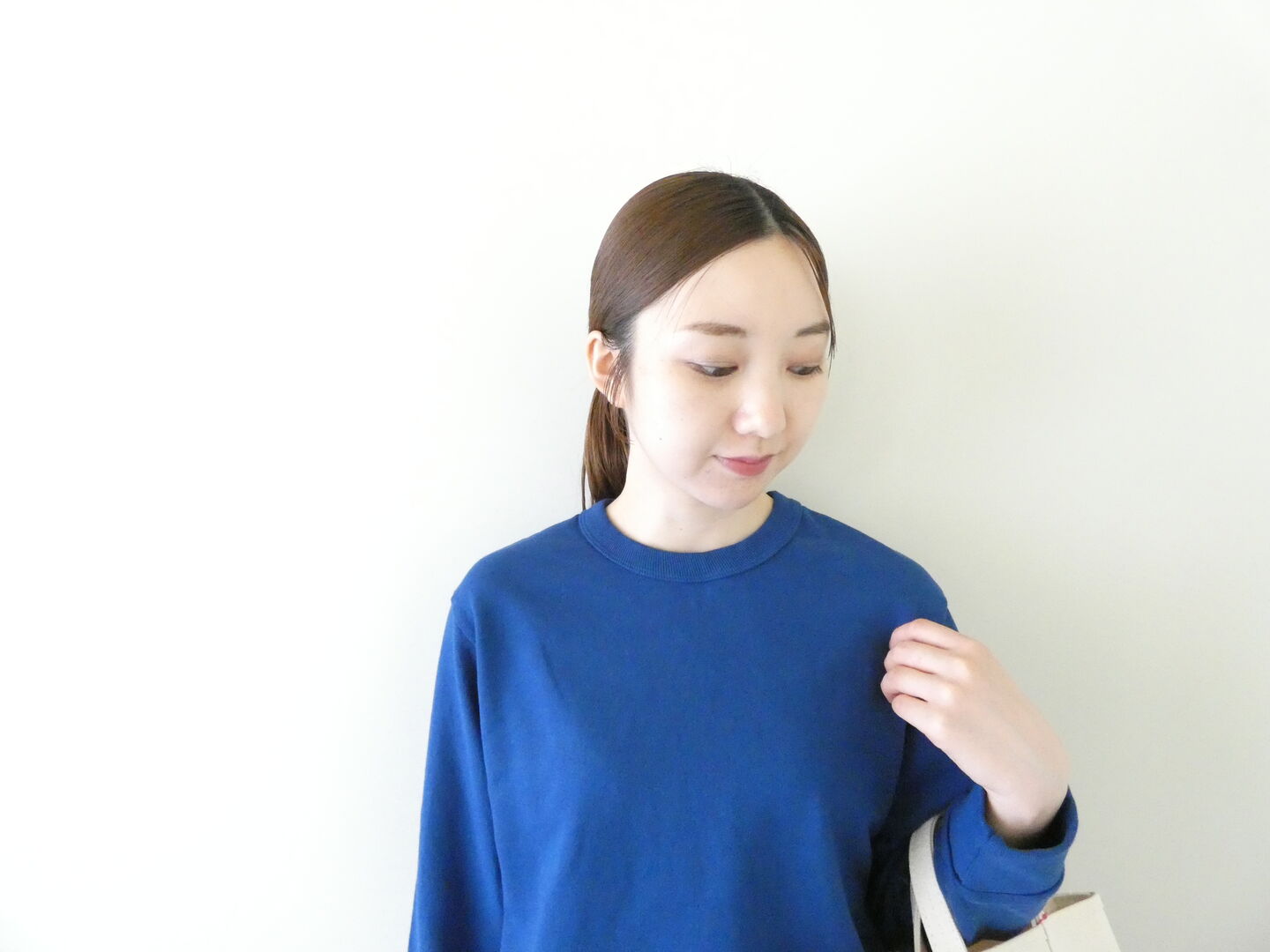 RINEN(リネン) 20/1オーガニック裏毛クルーネックの商品画像2