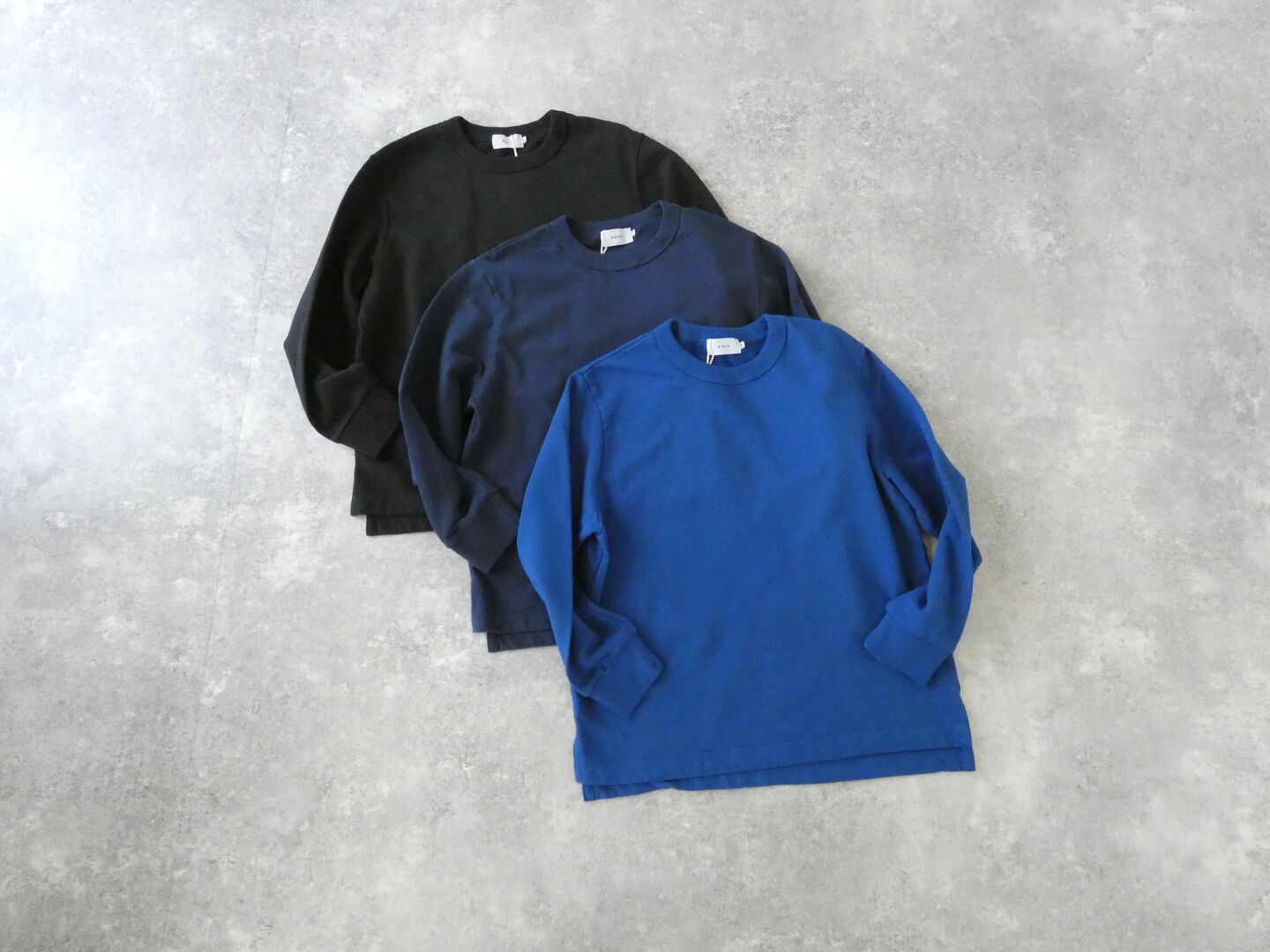 RINEN(リネン) 20/1オーガニック裏毛クルーネックの商品画像3
