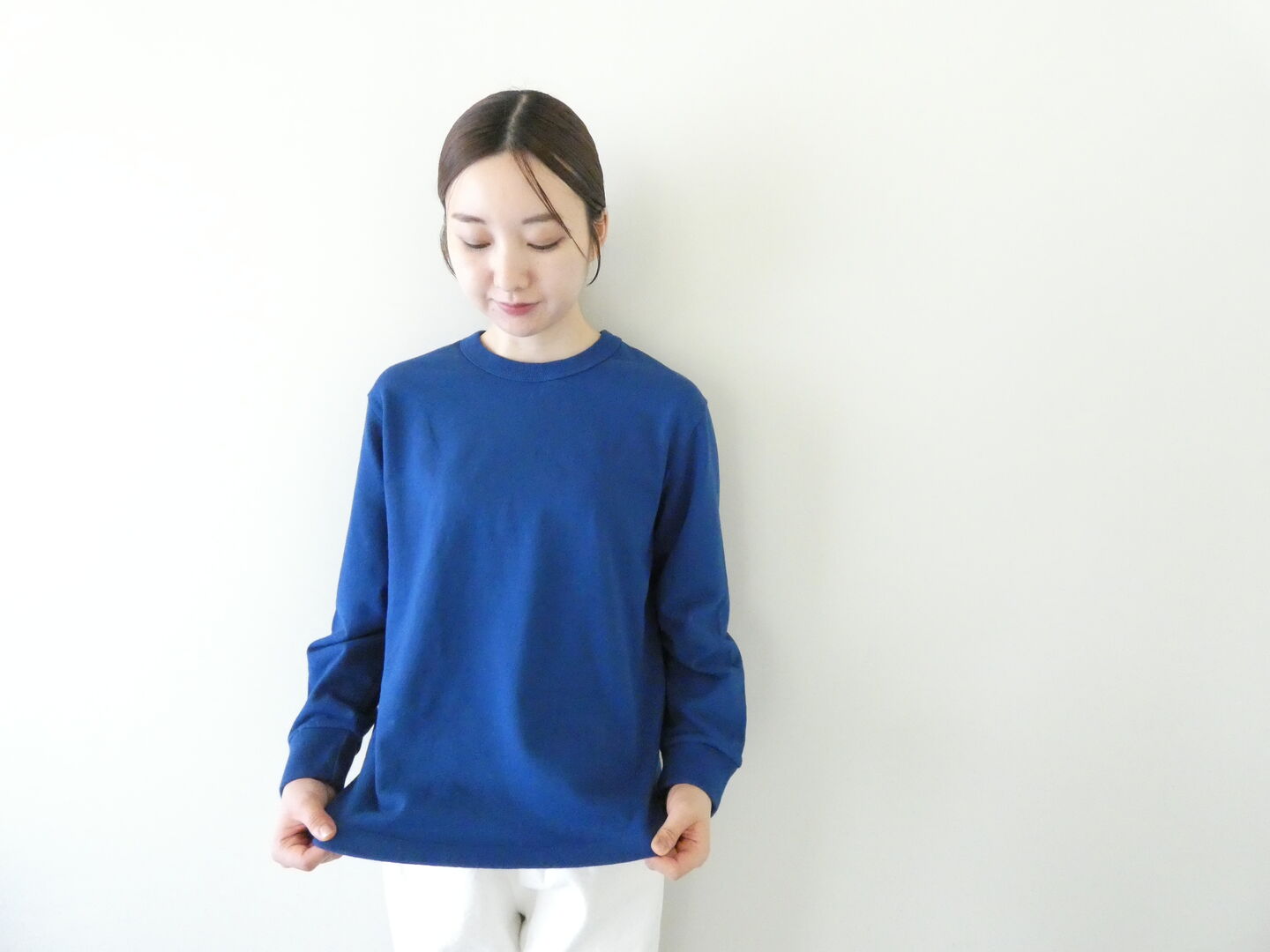 RINEN(リネン) 20/1オーガニック裏毛クルーネックの商品画像4