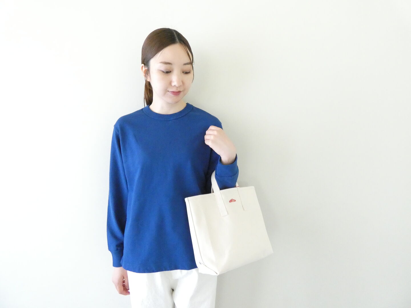 RINEN(リネン) 20/1オーガニック裏毛クルーネックの商品画像7