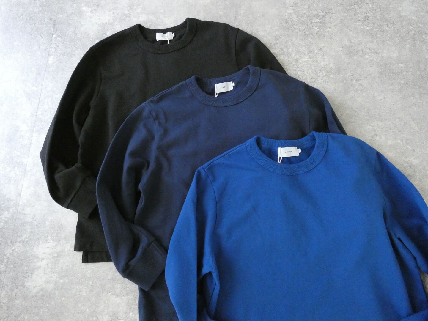 RINEN(リネン) 20/1オーガニック裏毛クルーネックの商品画像9