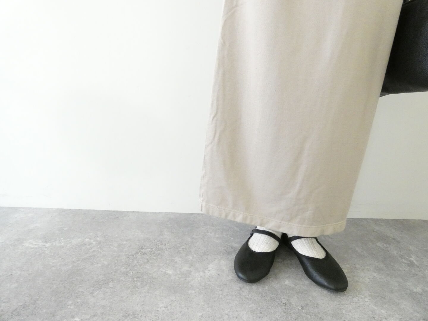 RINEN(リネン) 40/2スーピマ裏毛ペンシルスカートの商品画像8