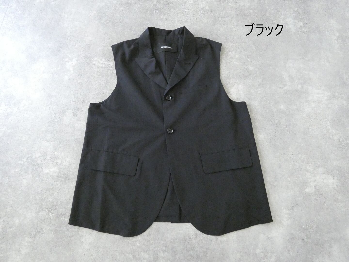 Veritecoeur(ヴェリテクール) ポリエステルコットンタフタベストの商品画像42