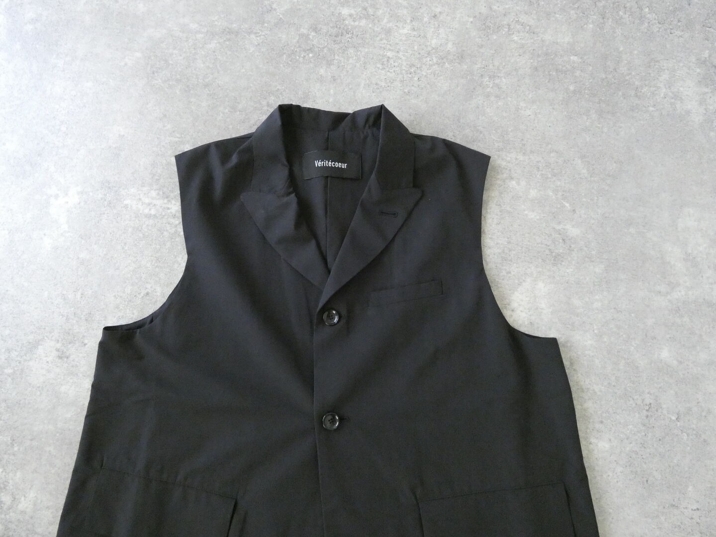 Veritecoeur(ヴェリテクール) ポリエステルコットンタフタベストの商品画像44