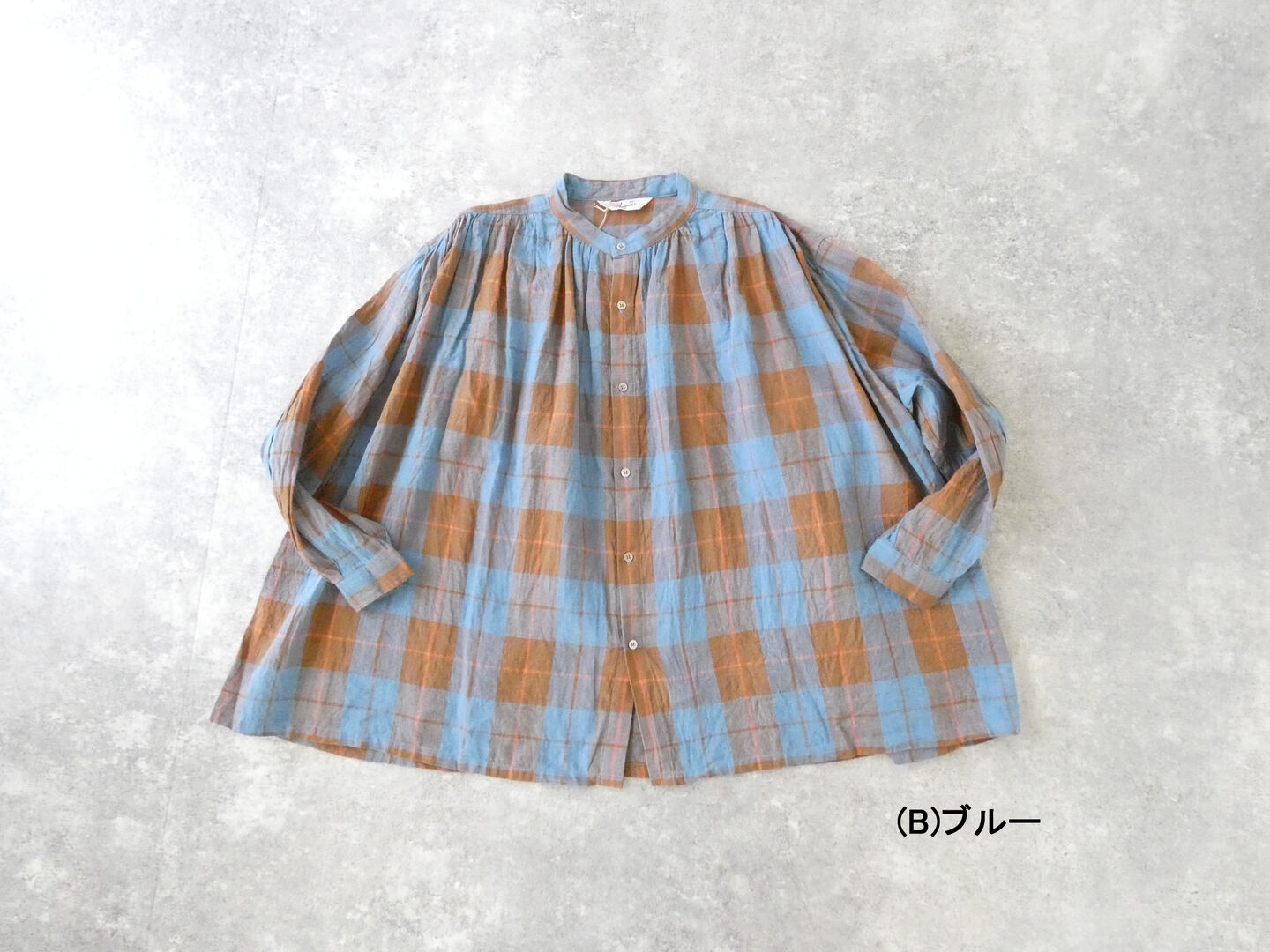 ichiAntiquite's(イチアンティークス) CHECK SHIRT　コットンリネンチェックシャツの商品画像10