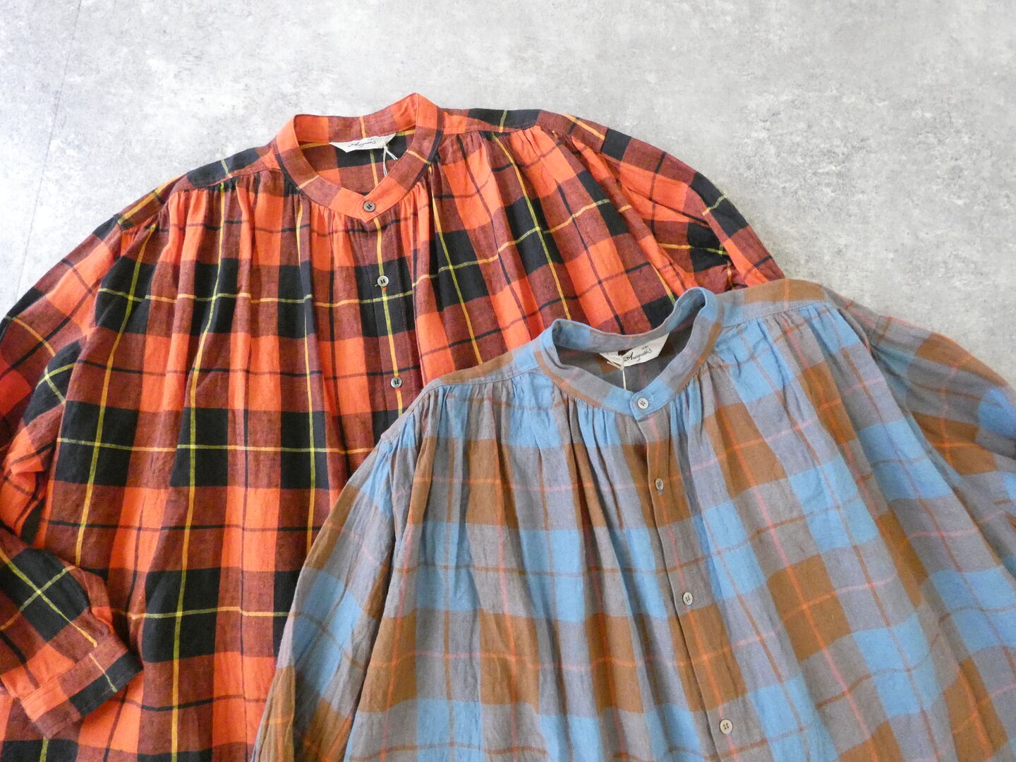 ichiAntiquite's(イチアンティークス) CHECK SHIRT　コットンリネンチェックシャツの商品画像12