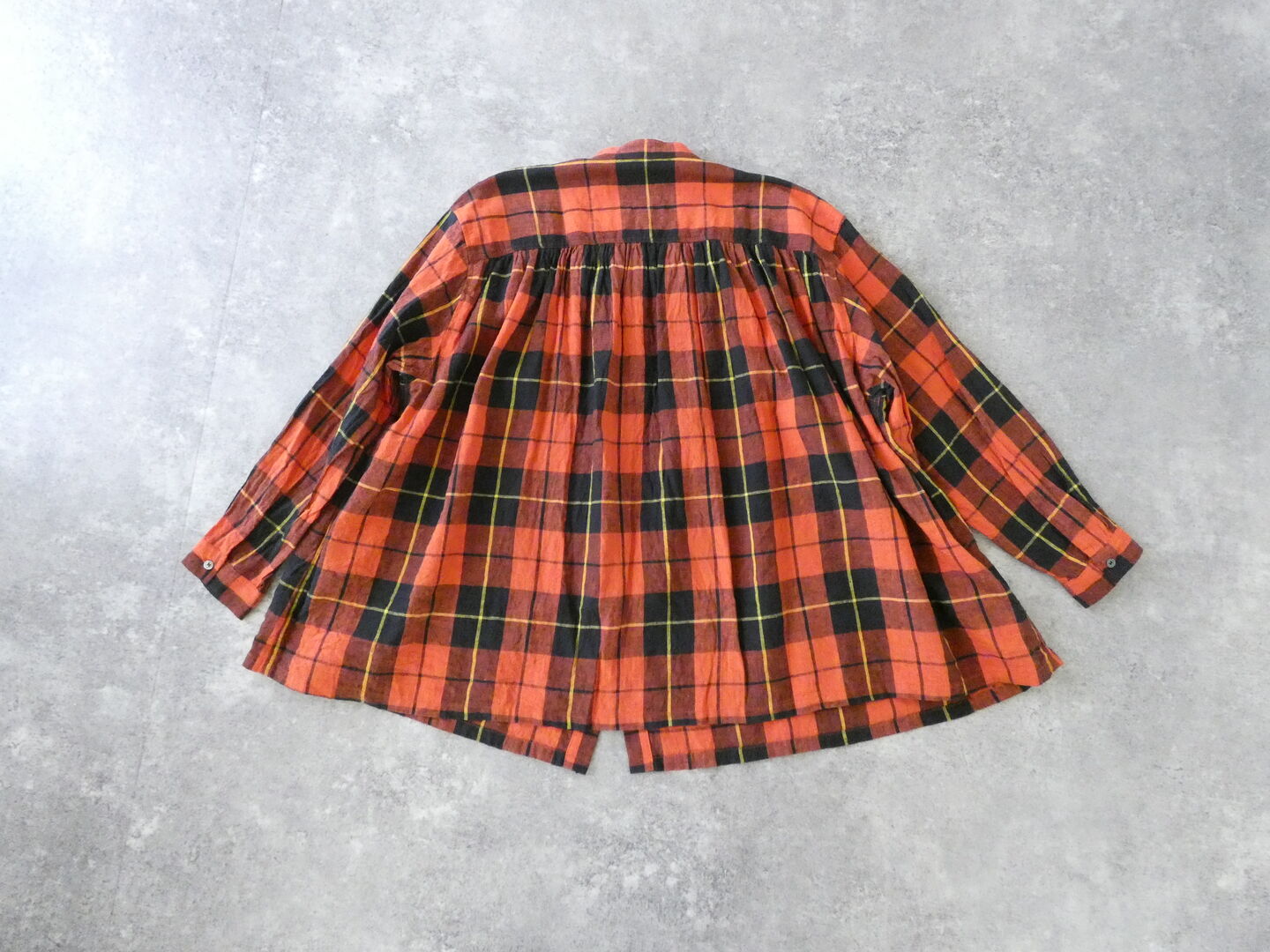 ichiAntiquite's(イチアンティークス) CHECK SHIRT　コットンリネンチェックシャツの商品画像29