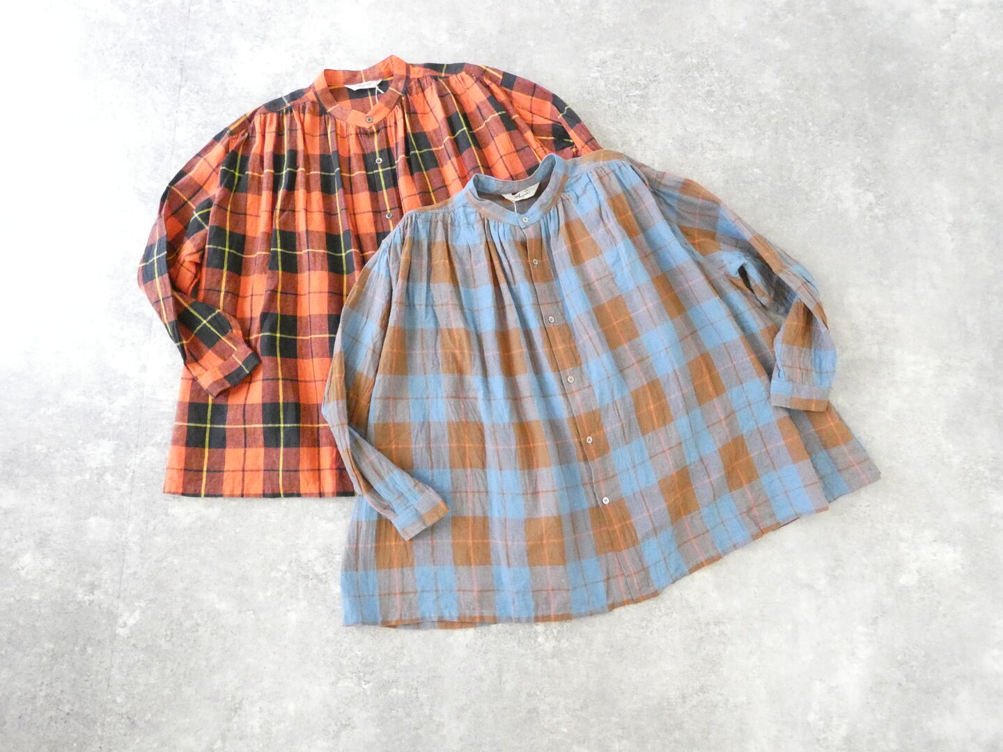 ichiAntiquite's(イチアンティークス) CHECK SHIRT　コットンリネンチェックシャツの商品画像3