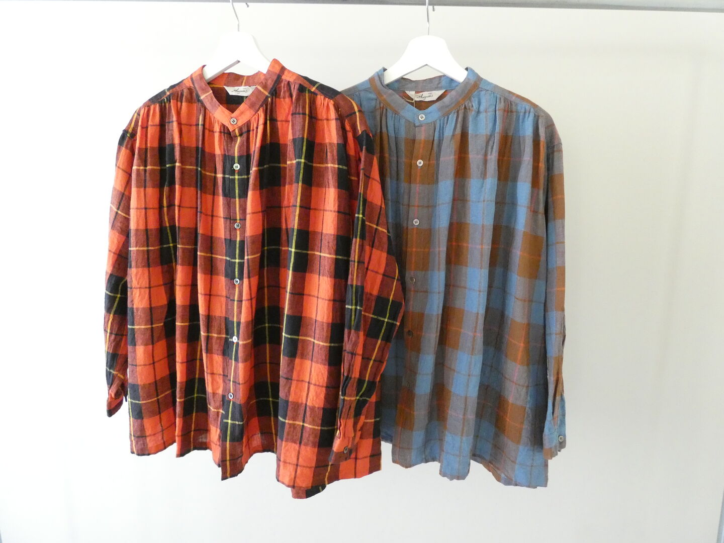 ichiAntiquite's(イチアンティークス) CHECK SHIRT　コットンリネンチェックシャツの商品画像8