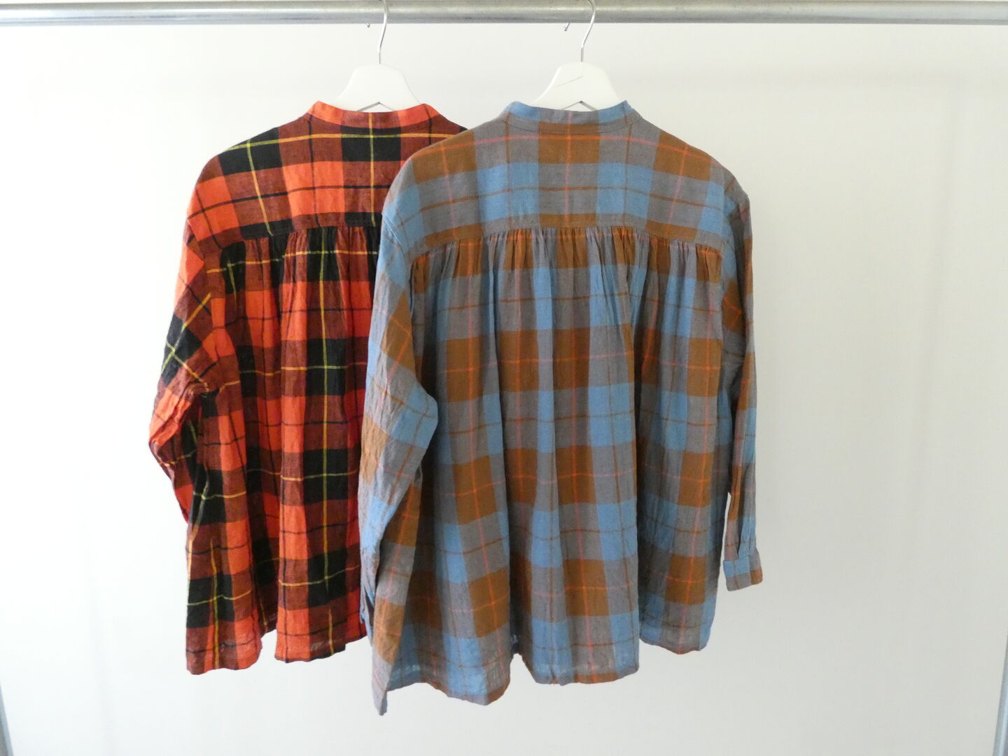 ichiAntiquite's(イチアンティークス) CHECK SHIRT　コットンリネンチェックシャツの商品画像9
