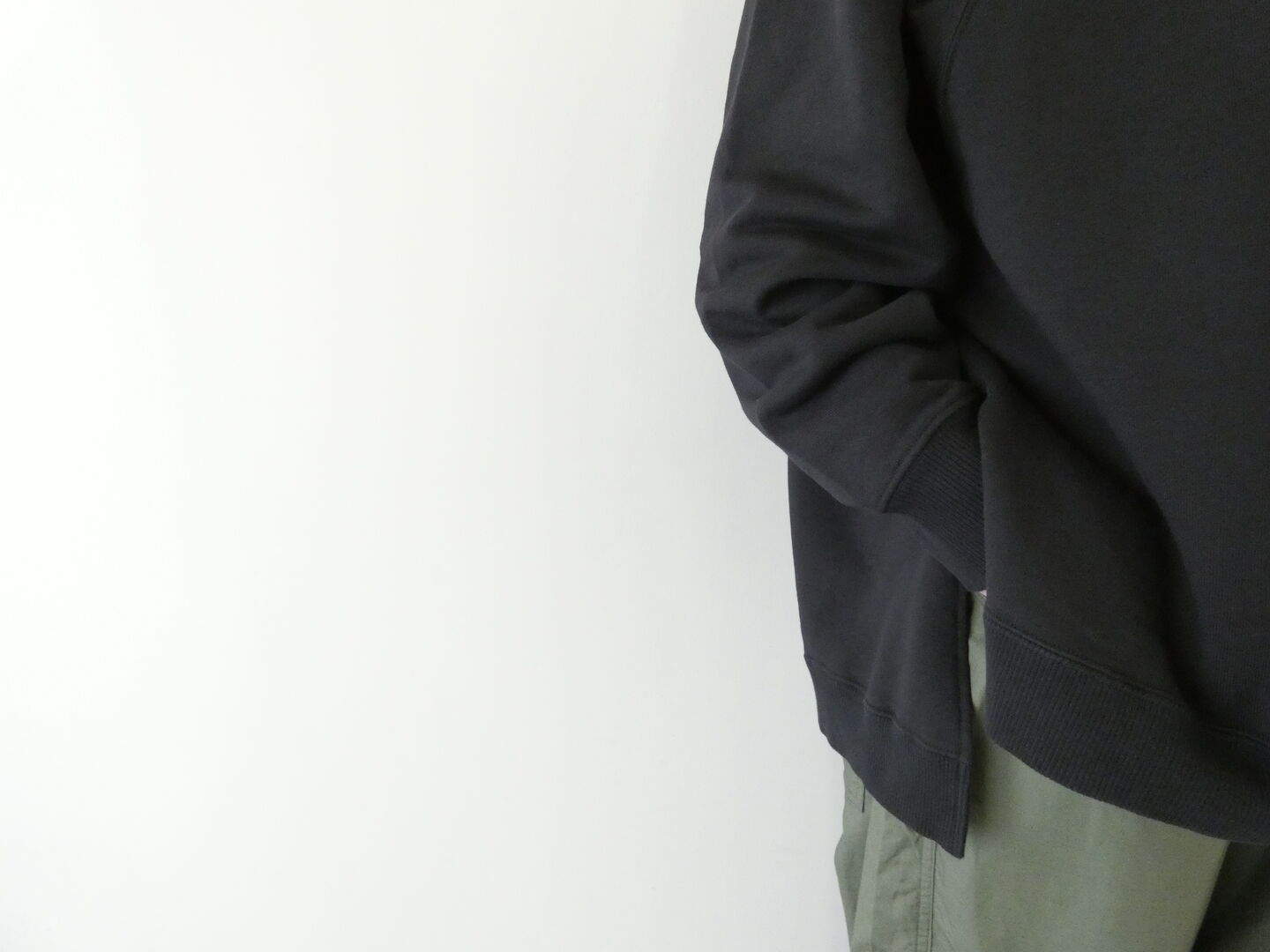 ichi(イチ) 裏毛ワイドプルオーバーの商品画像5