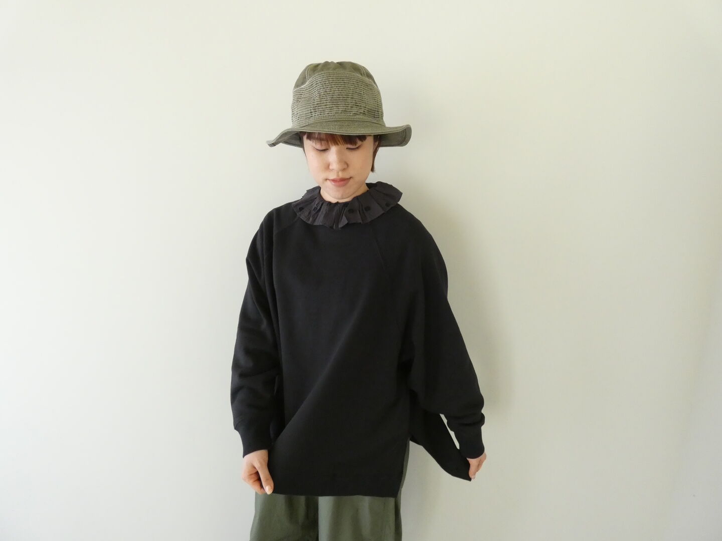 ichi(イチ) 裏毛ワイドプルオーバーの商品画像8