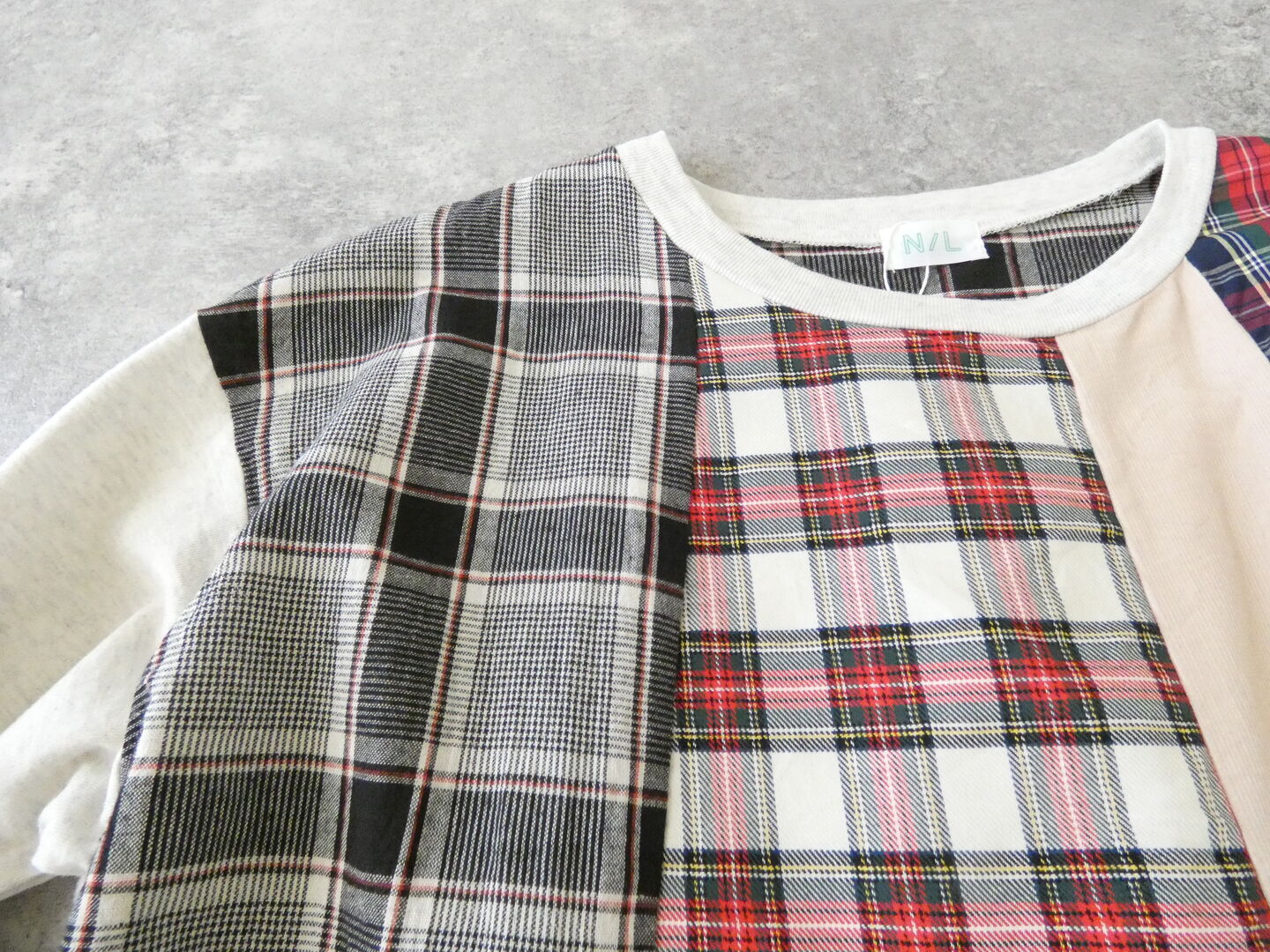 NATURAL LAUNDRY(ナチュラルランドリー) 先染めパネルAラインプルオーバーの商品画像23