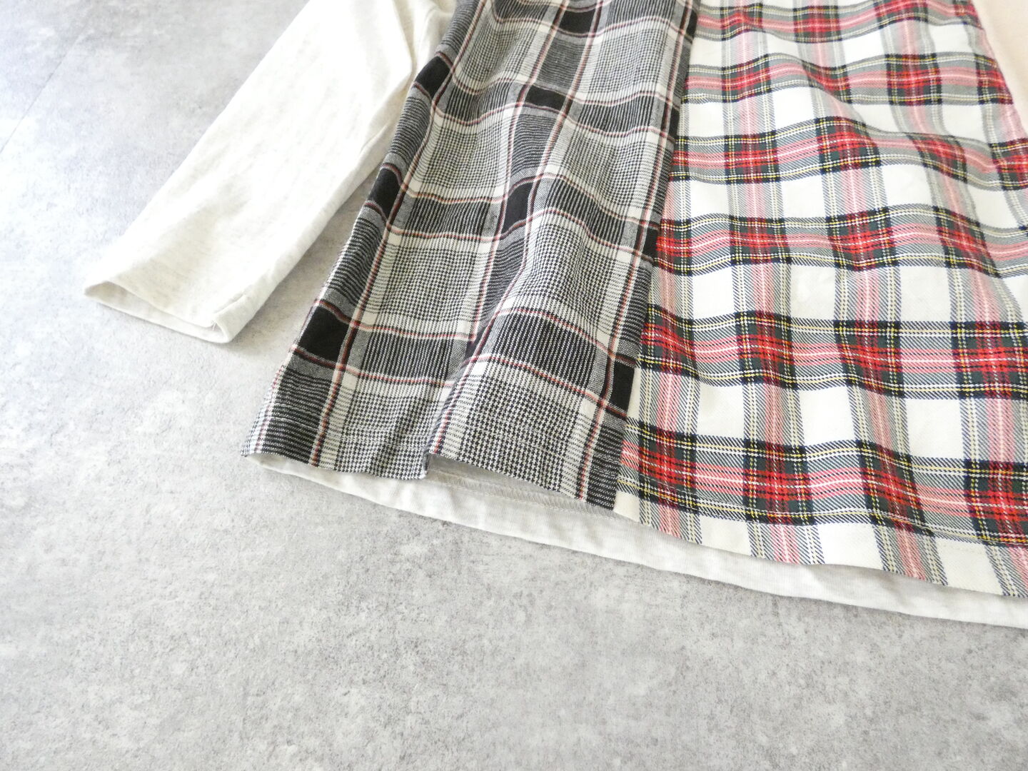 NATURAL LAUNDRY(ナチュラルランドリー) 先染めパネルAラインプルオーバーの商品画像25