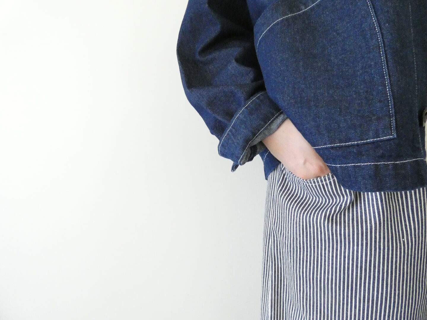 NATURAL LAUNDRY(ナチュラルランドリー) 10ozデニムオーバルパンツの商品画像3