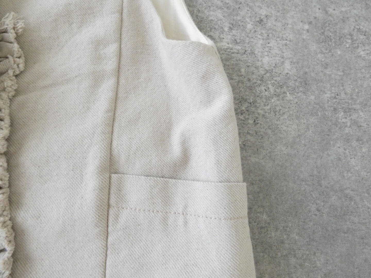 LAITERIE(レイトリー) 綿麻ツイルフリルベストの商品画像25