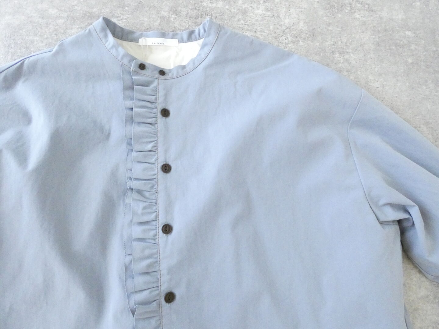LAITERIE(レイトリー) チノコットンフリルシャツジャケットの商品画像22