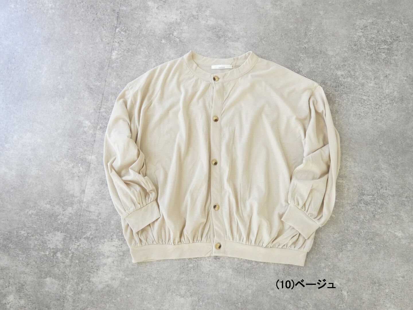 LAITERIE(レイトリー) ルポ天竺クルーネックカーディガンの商品画像9