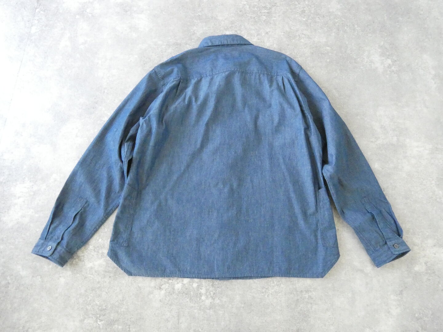 LOLO(ロロ) ムラ糸シャンブレー比翼シャツの商品画像11