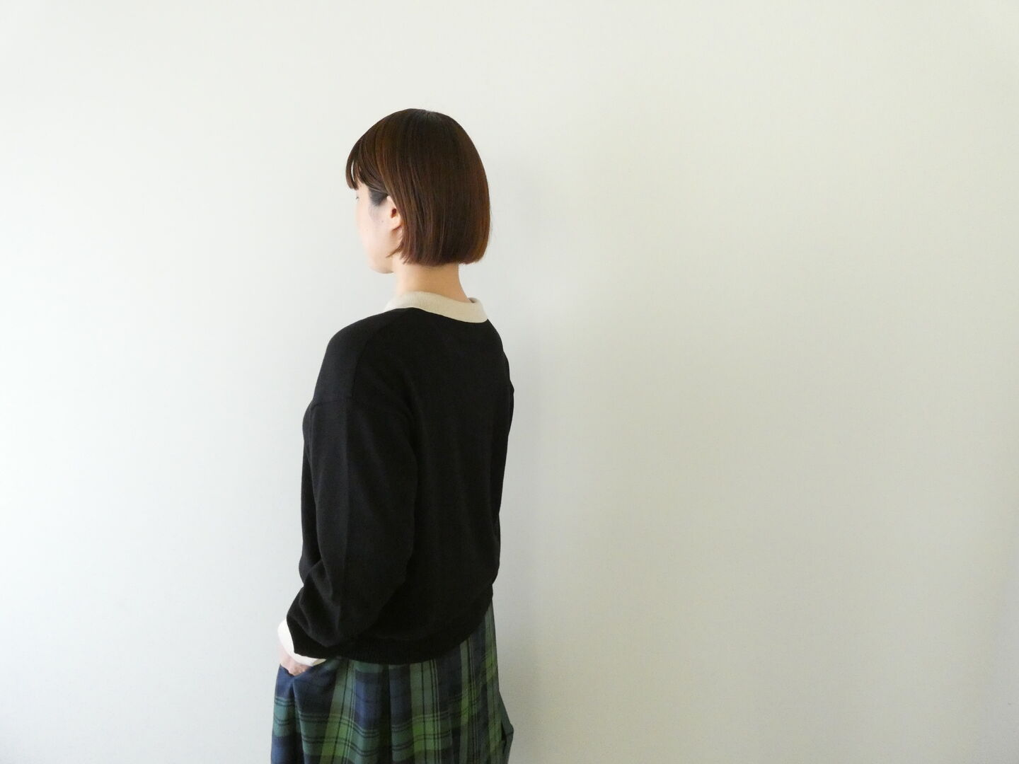 mao made(マオメイド) やわらかコットンちょこっと衿レディライクプルオーバーの商品画像8