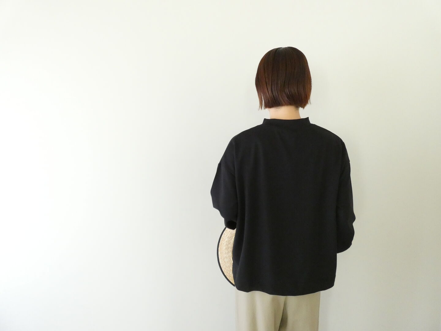 TRAVAIL MANUEL(トラバイユマニュアル) ミニインレーモックネックプルオーバーの商品画像10