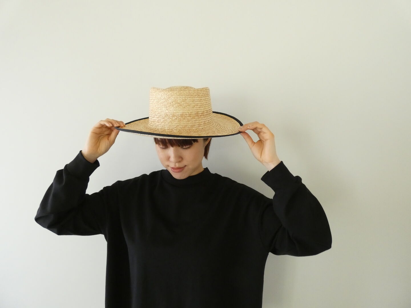 TRAVAIL MANUEL(トラバイユマニュアル) ミニインレーモックネックプルオーバーの商品画像3