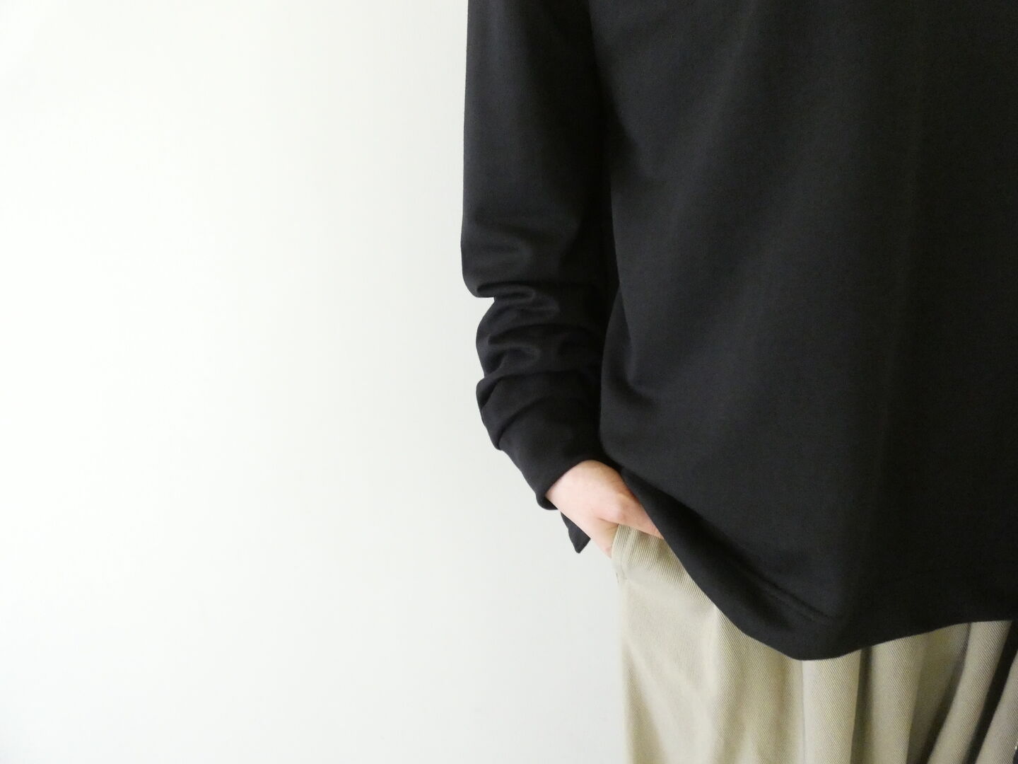 TRAVAIL MANUEL(トラバイユマニュアル) ミニインレーモックネックプルオーバーの商品画像6