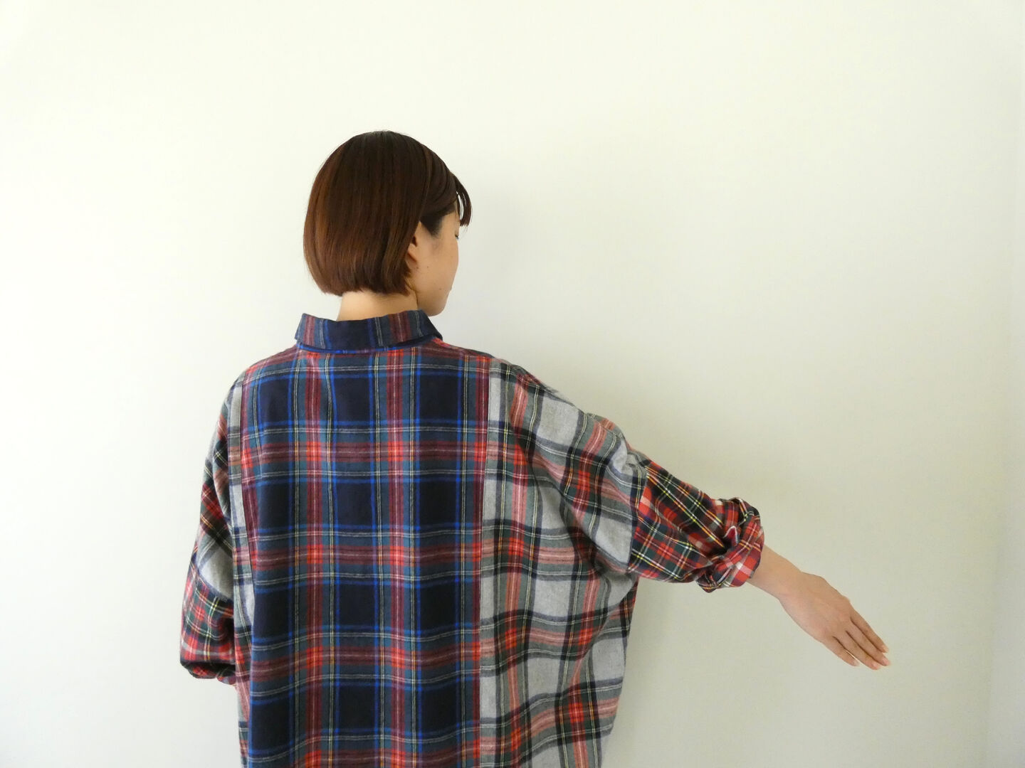 UNIVERSAL TISSU(ユニヴァーサル ティシュ) MIXチェックレギュラーシャツの商品画像8
