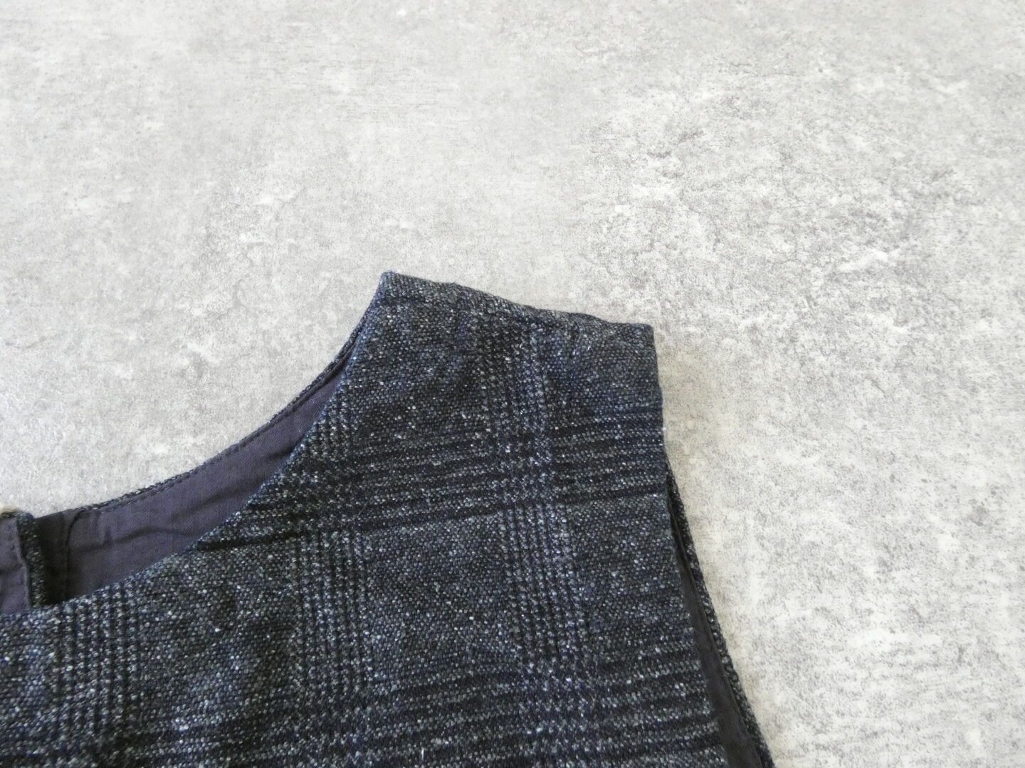 tumugu(ツムグ) グレンチェックデニムジャガード2wayベストの商品画像21