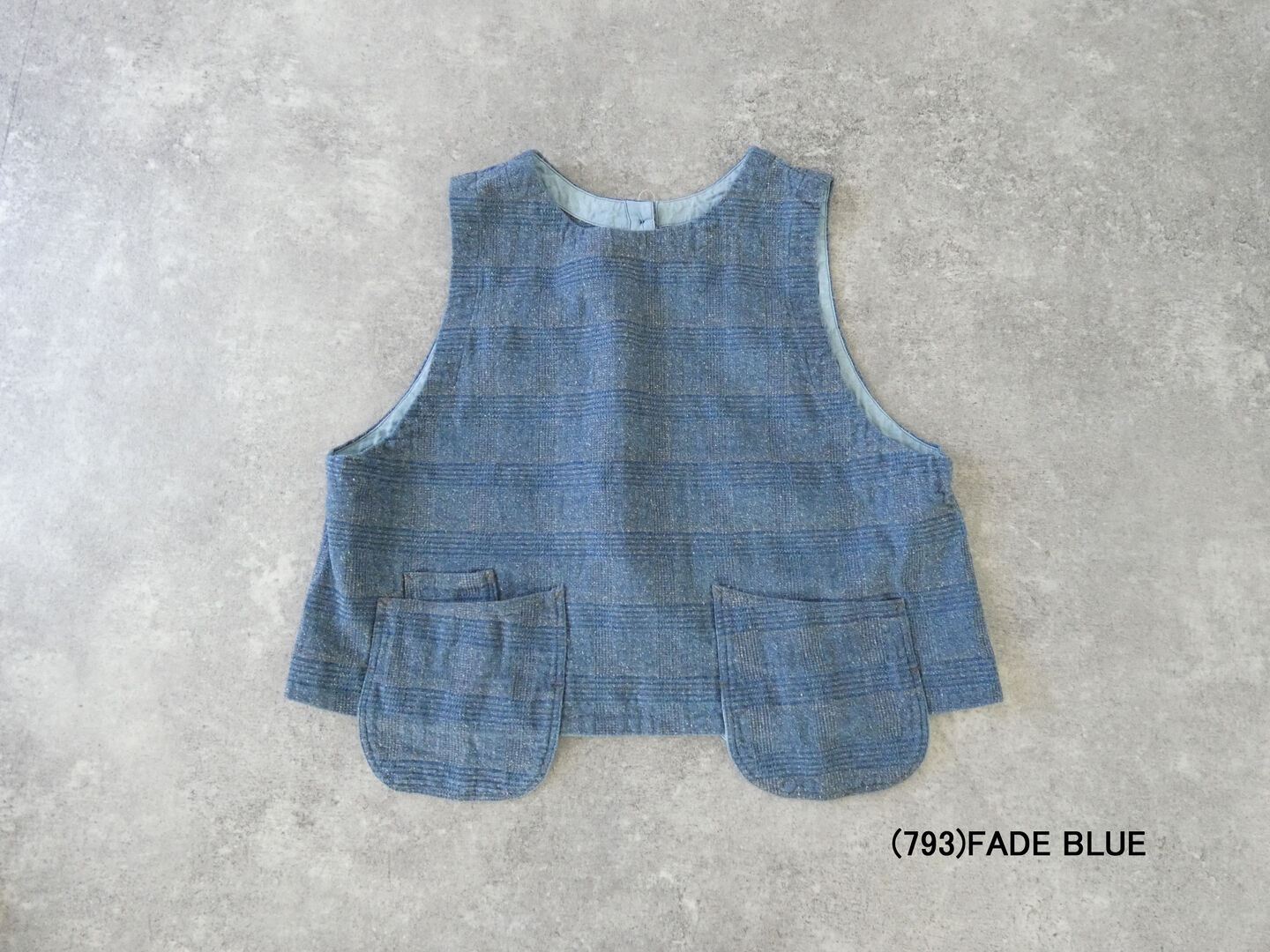 tumugu(ツムグ) グレンチェックデニムジャガード2wayベストの商品画像42