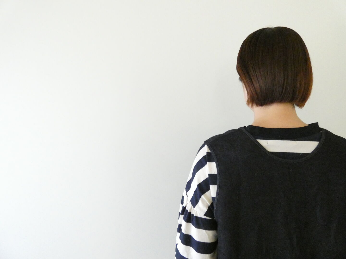 NARU ムラ糸デニム裏起毛フリップ2WAYベストの商品画像6