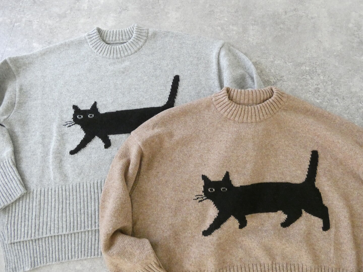 NARU エアーヤーンコットンくろねこコモドニットの商品画像10