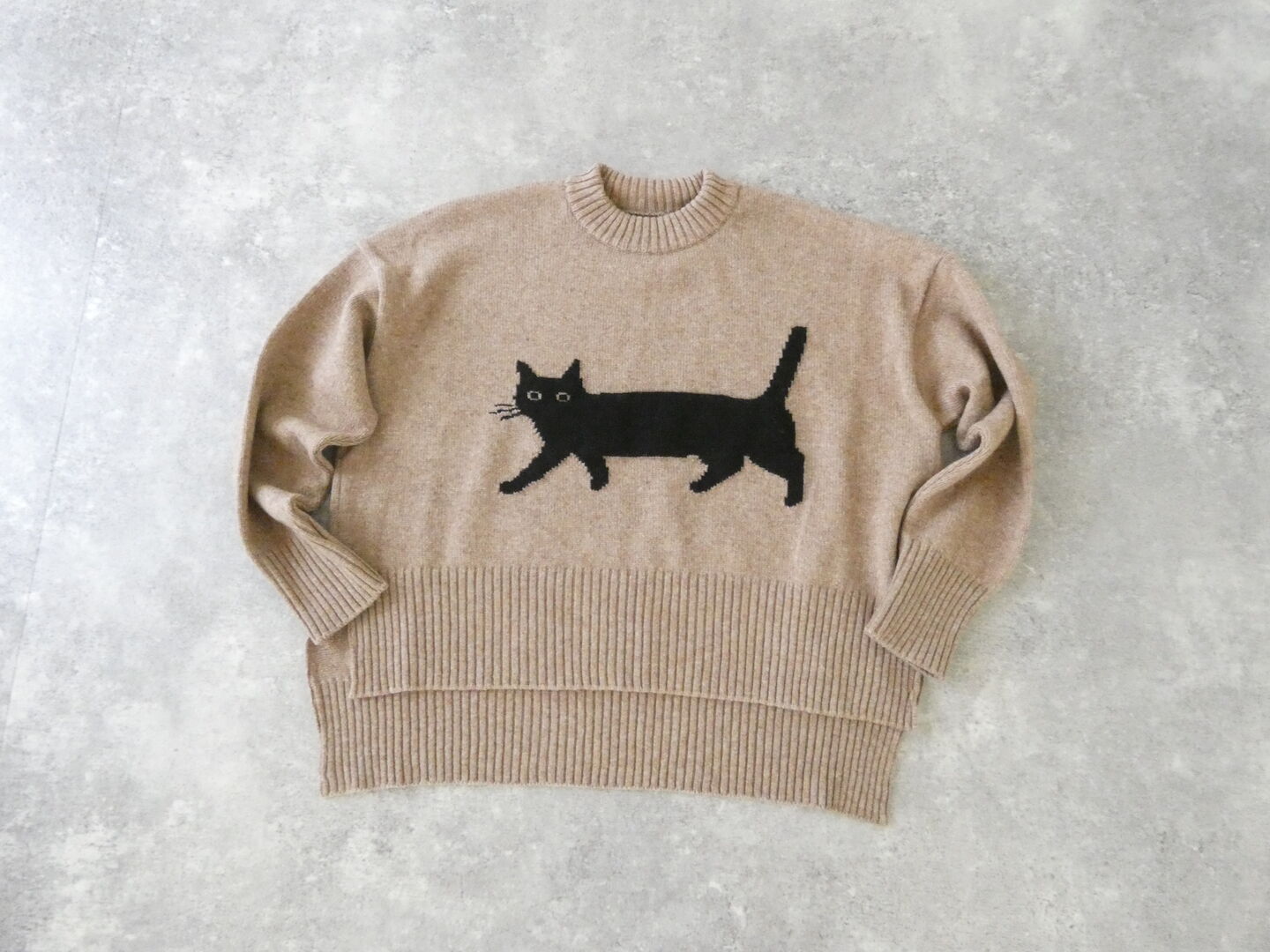 NARU エアーヤーンコットンくろねこコモドニットの商品画像11