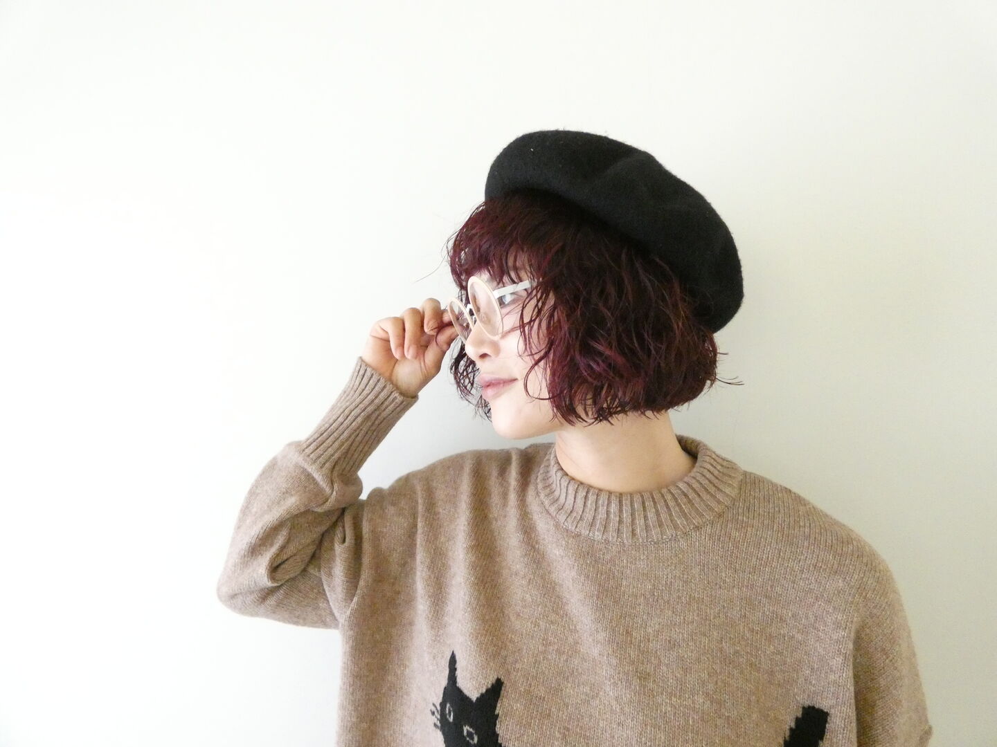 NARU エアーヤーンコットンくろねこコモドニットの商品画像16