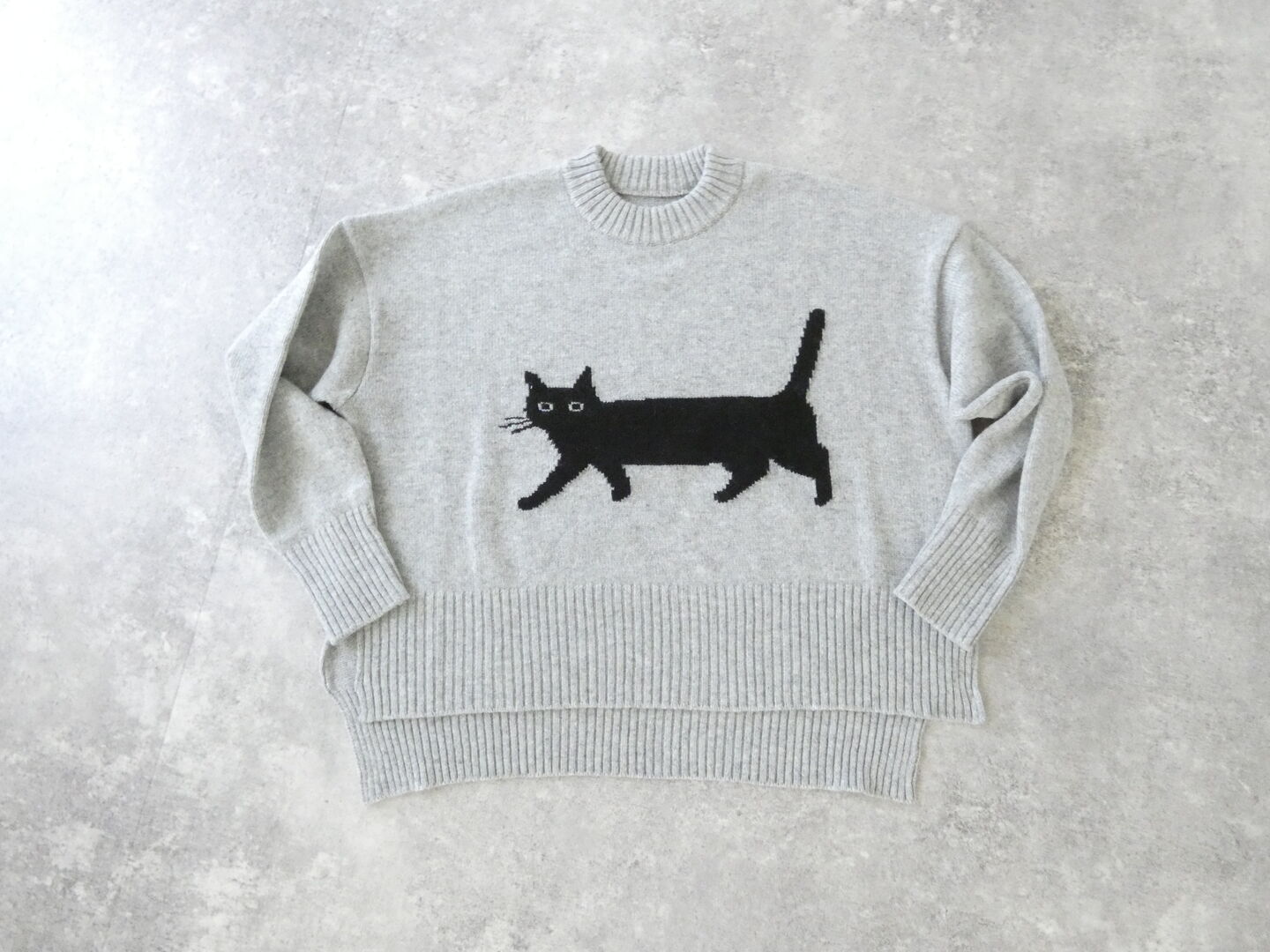 NARU エアーヤーンコットンくろねこコモドニットの商品画像28