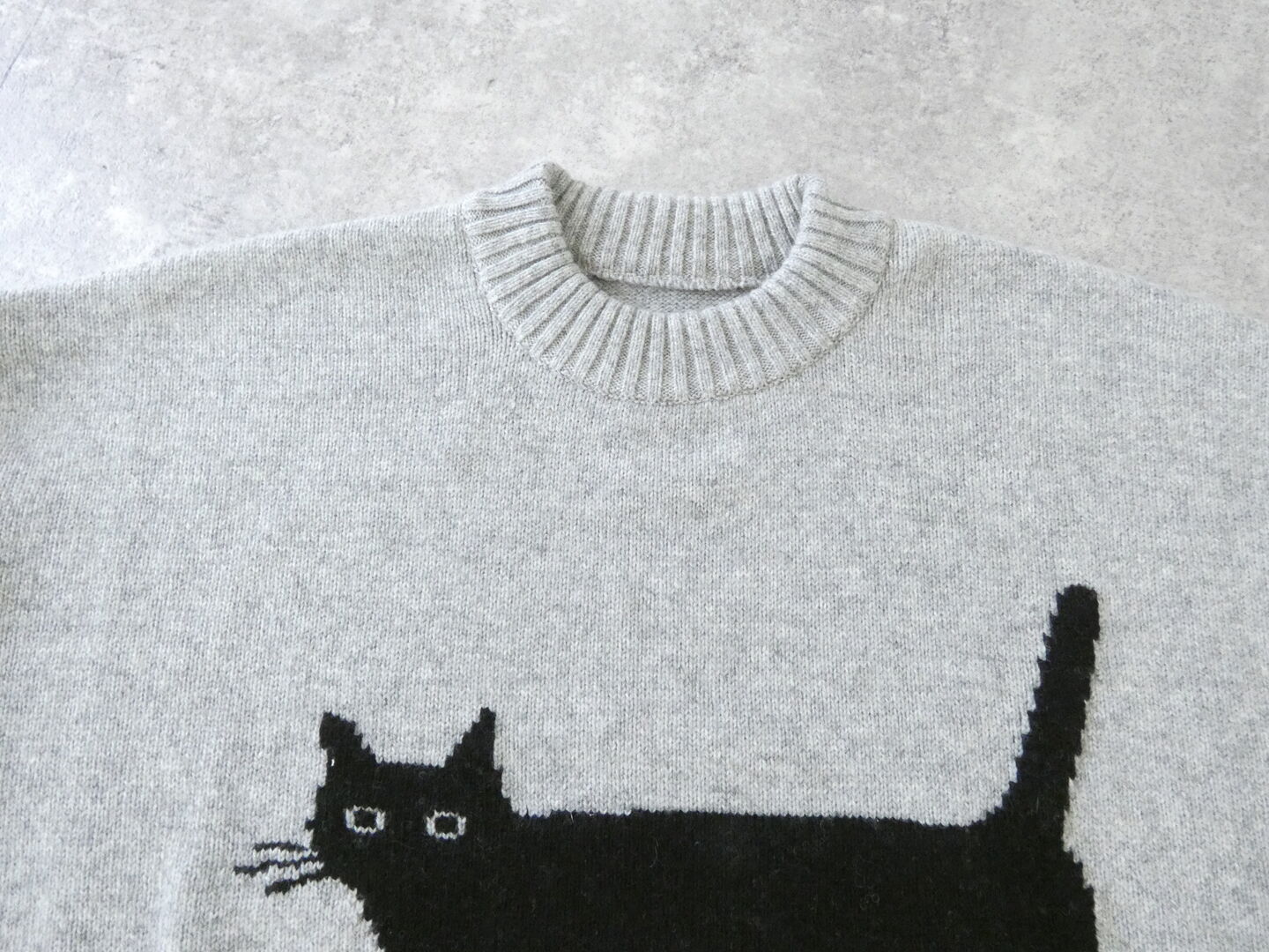 NARU エアーヤーンコットンくろねこコモドニットの商品画像30