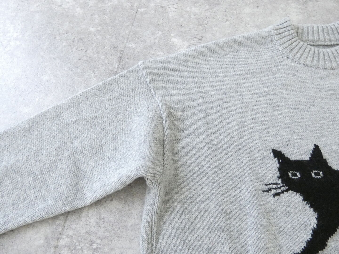 NARU エアーヤーンコットンくろねこコモドニットの商品画像32