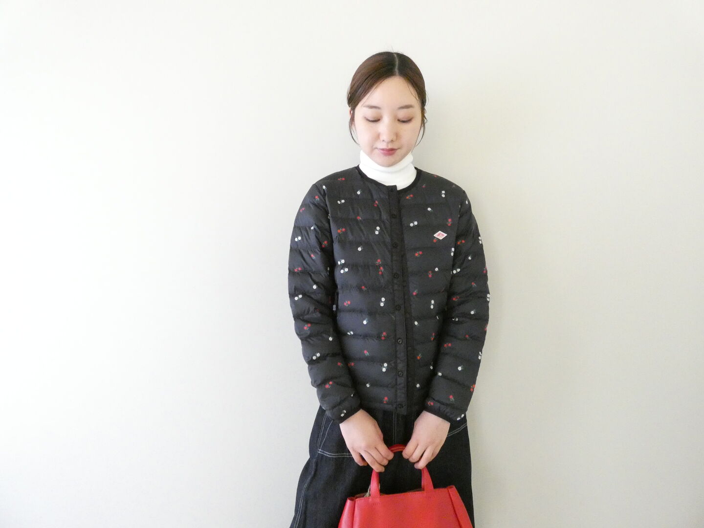 DANTON(ダントン) プリントタフタ小花柄インナーダウンジャケット PRINT WOMENの商品画像2