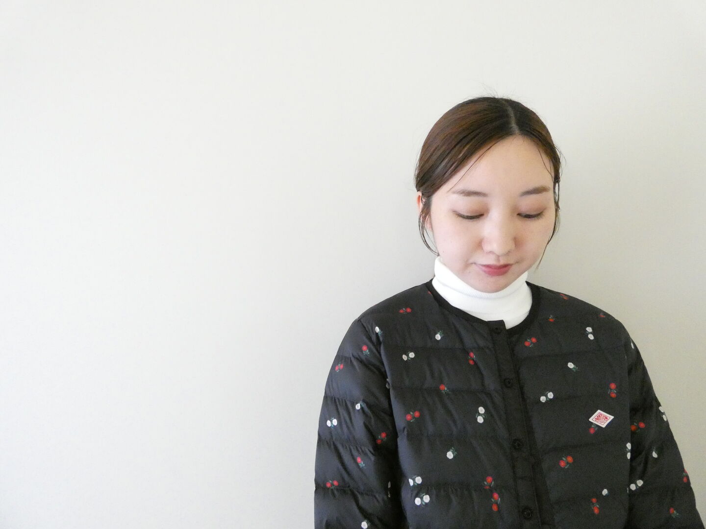 DANTON(ダントン) プリントタフタ小花柄インナーダウンジャケット PRINT WOMENの商品画像4