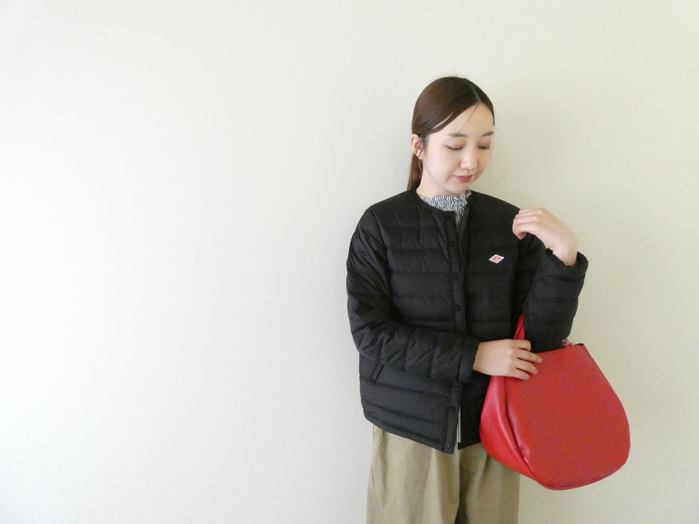 DANTON(ダントン) ナイロンタフタインナークルーネックダウンジャケットの商品画像1