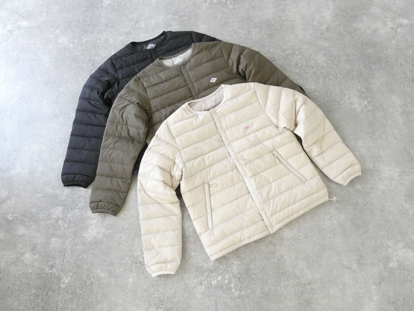 DANTON(ダントン) ナイロンタフタインナークルーネックダウンジャケットの商品画像3