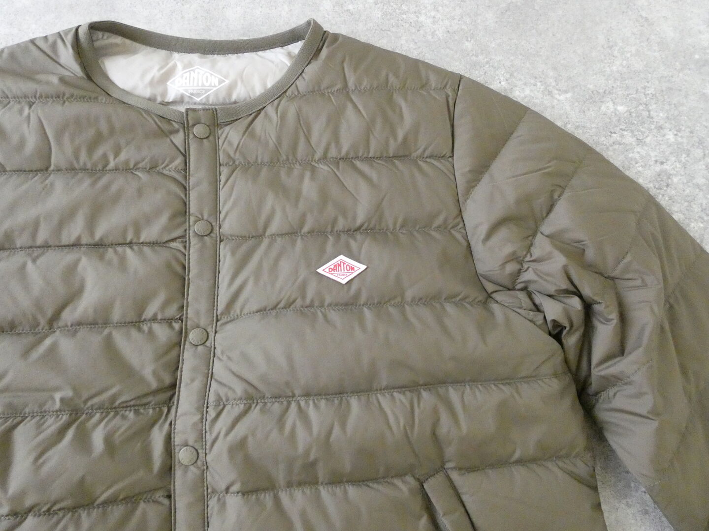 DANTON(ダントン) ナイロンタフタインナークルーネックダウンジャケットの商品画像31