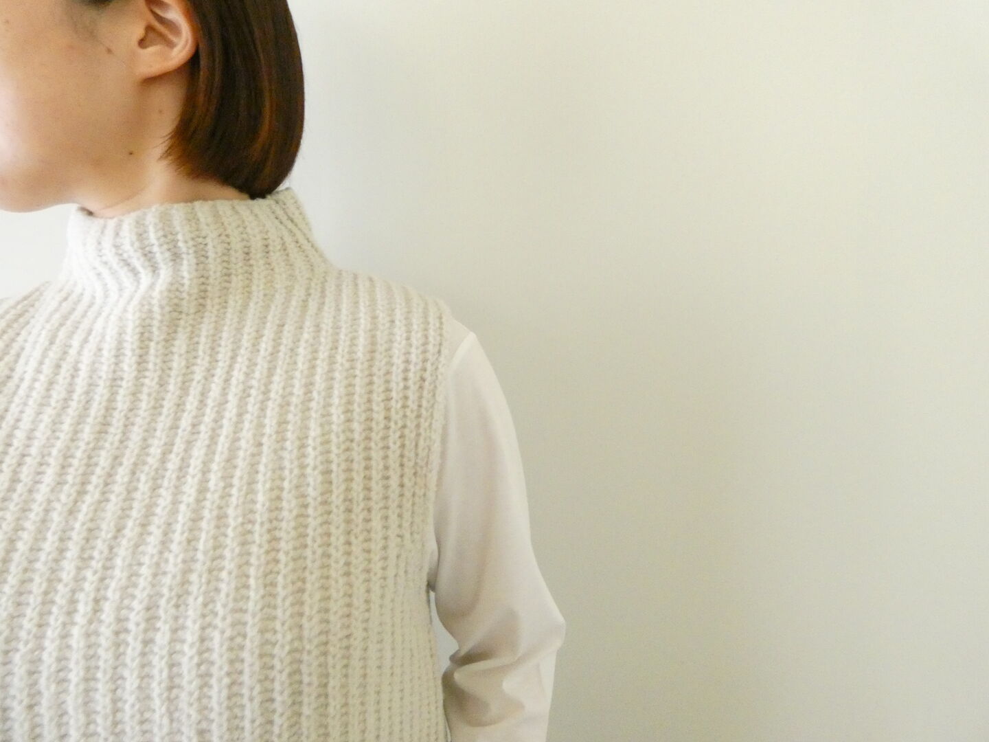evam eva(エヴァムエヴァ) renew-wool vestの商品画像16