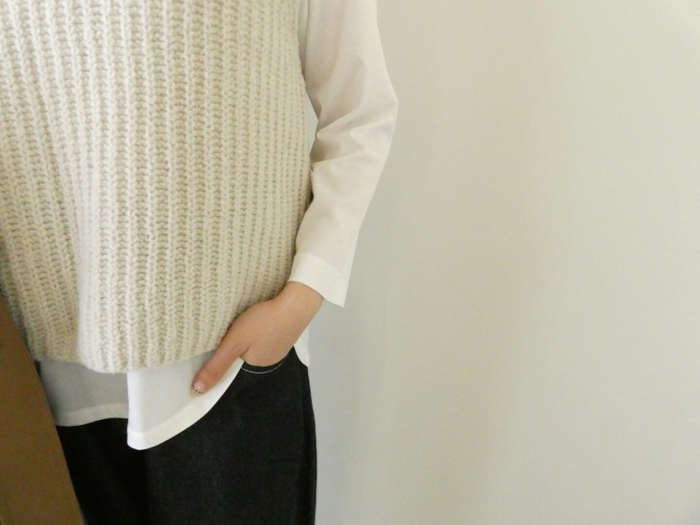 evam eva(エヴァムエヴァ) renew-wool vestの商品画像17