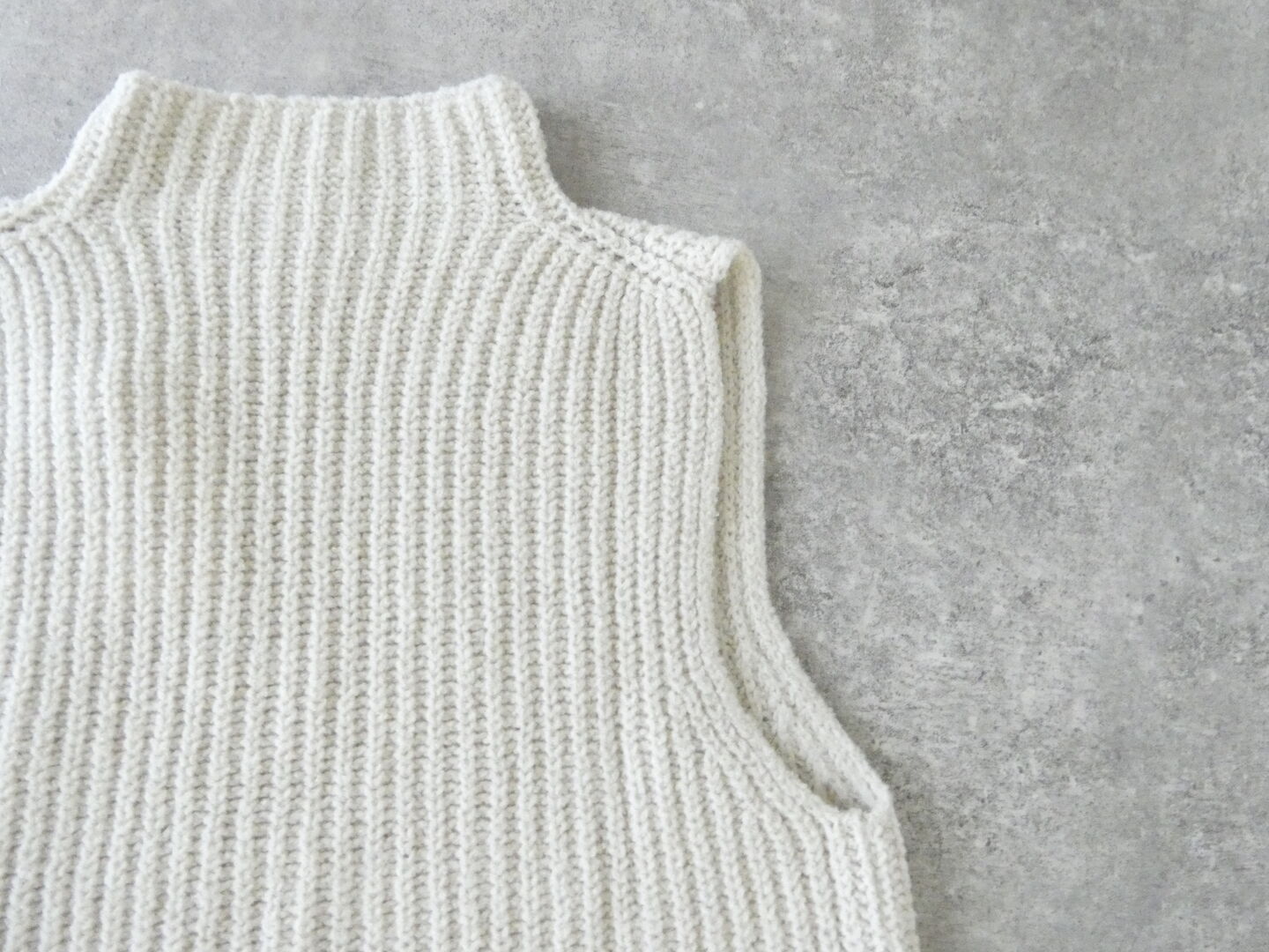 evam eva(エヴァムエヴァ) renew-wool vestの商品画像18