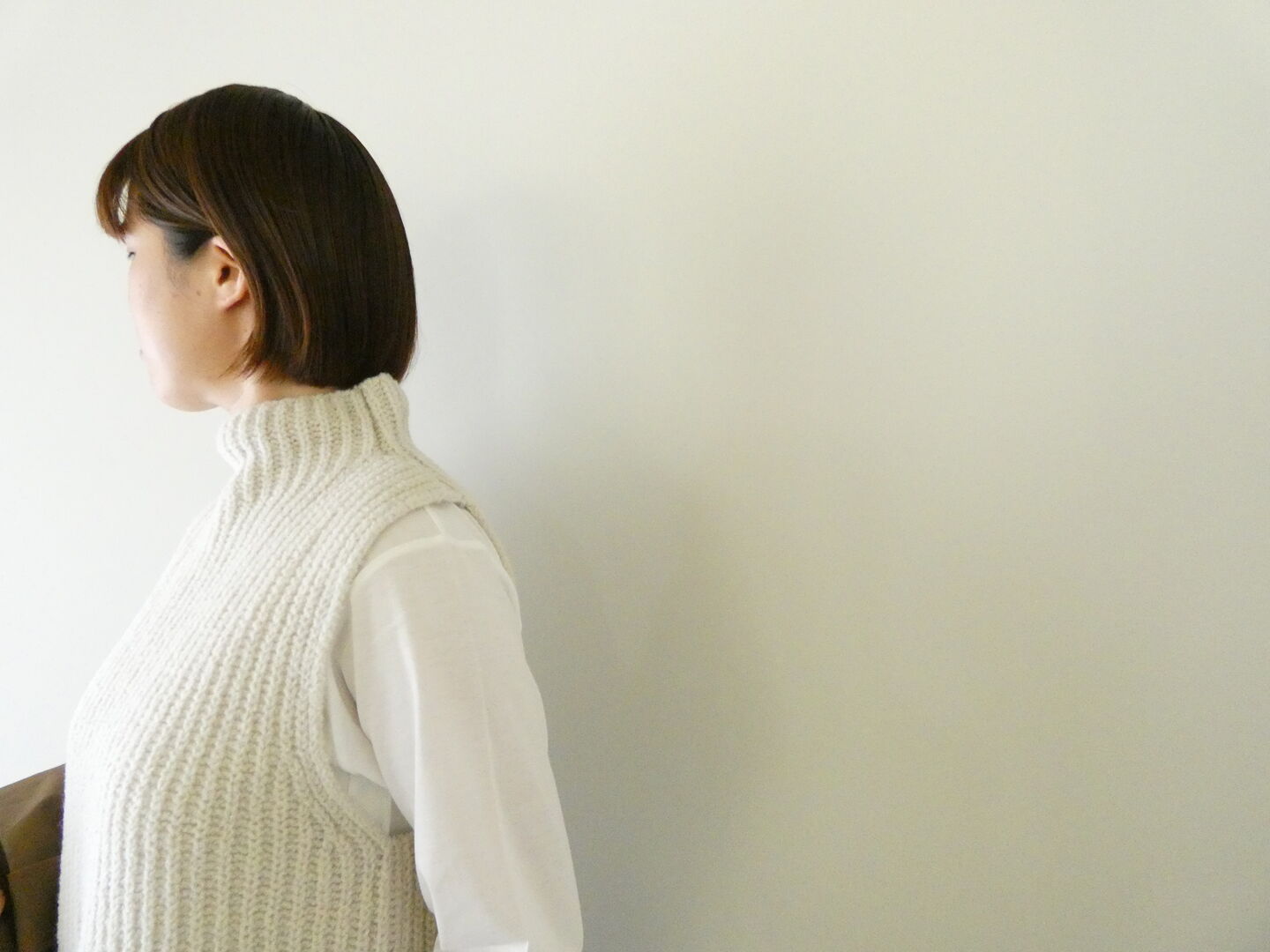evam eva(エヴァムエヴァ) renew-wool vestの商品画像2